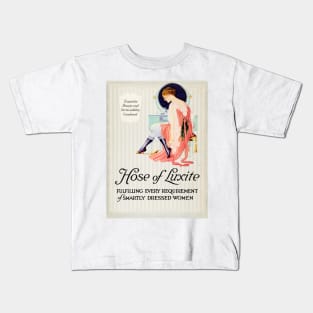 HOSE OF LUXITE HOSIERY Vintage Advertisement Poster by Artist Coles Phillips Kids T-Shirt